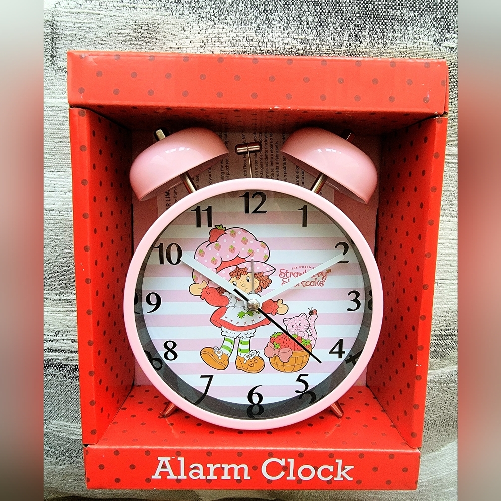 Strawberry Shortcake Pink Alarm Clock